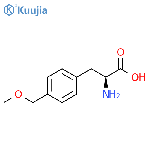 2-amino-3-4-(methoxymethyl)phenylpropanoic acid structure
