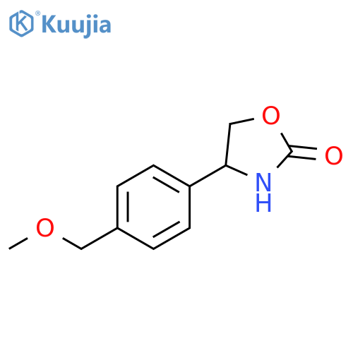 4-4-(methoxymethyl)phenyl-1,3-oxazolidin-2-one structure