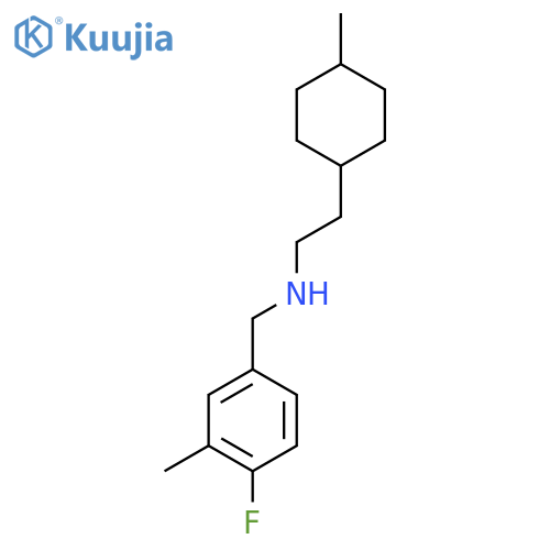 (4-fluoro-3-methylphenyl)methyl2-(4-methylcyclohexyl)ethylamine structure
