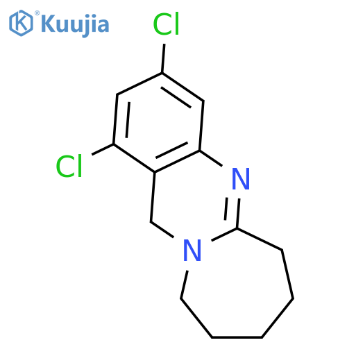 Azepino[2,1-b]quinazoline,1,3-dichloro-6,7,8,9,10,12-hexahydro- structure