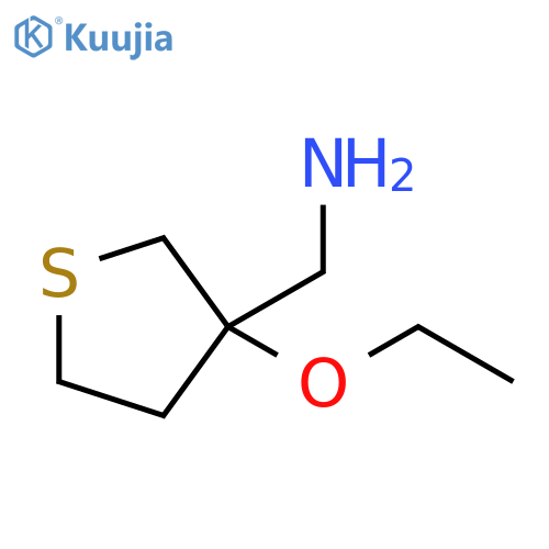 (3-ethoxythiolan-3-yl)methanamine structure