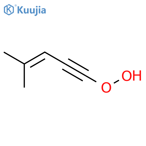 Hydroperoxide,1,1-dimethyl-4-penten-2-ynyl (8CI,9CI) structure