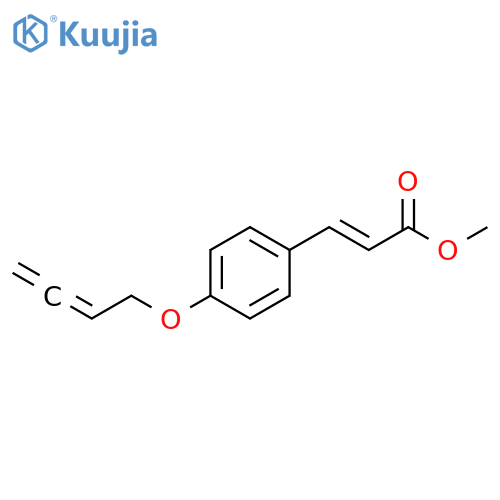2-Propenoic acid,3-[4-(2,3-butadien-1-yloxy)phenyl]-, methyl ester, (2E)- structure