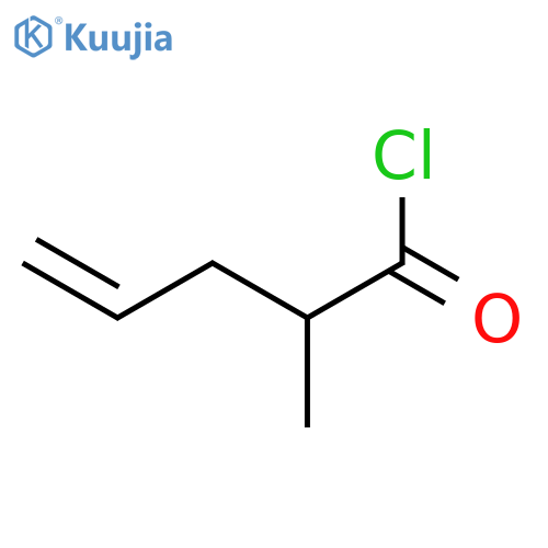 2-methylpent-4-enoyl chloride structure