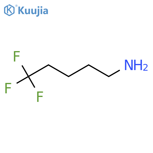 5,5,5-Trifluoropentan-1-amine structure