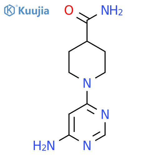 1-(6-Aminopyrimidin-4-yl)piperidine-4-carboxamide structure