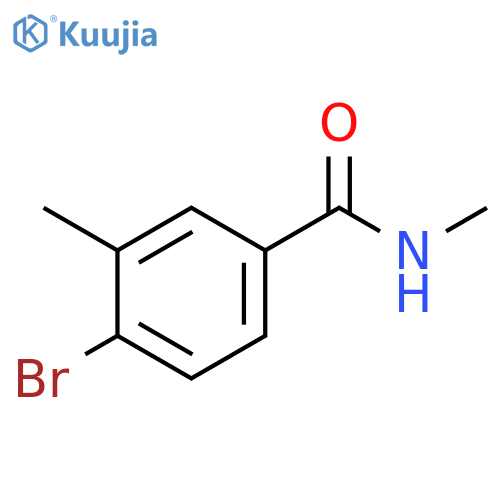 Benzamide, 4-bromo-N,3-dimethyl- structure