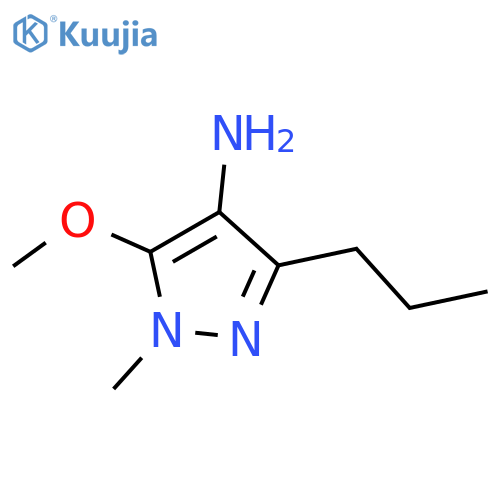 5-Methoxy-1-methyl-3-propyl-1h-pyrazol-4-amine structure