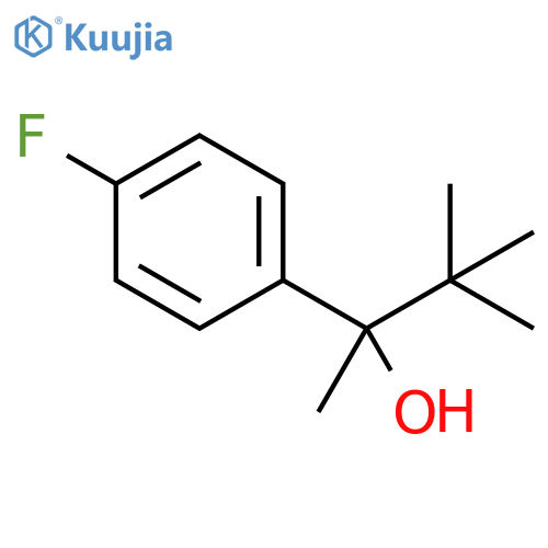 α-(1,1-Dimethylethyl)-4-fluoro-α-methylbenzenemethanol structure