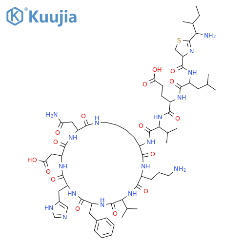 Bacitracin C1 (9CI) structure