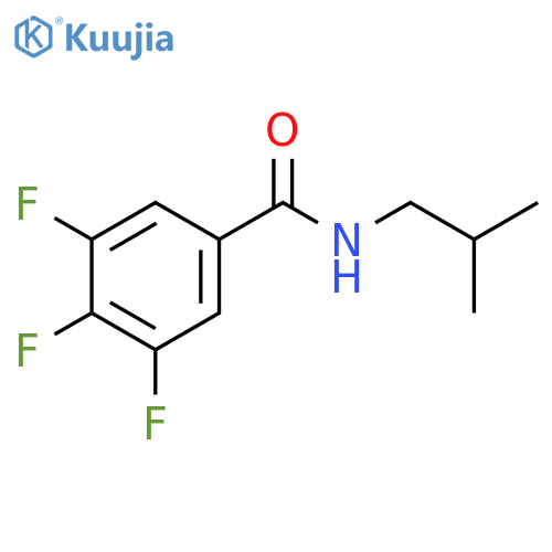 3,4,5-trifluoro-N-(2-methylpropyl)benzamide structure