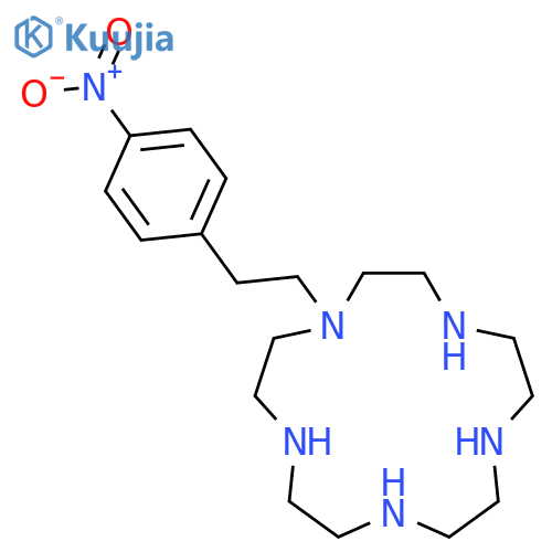 1,4,7,10,13-Pentaazacyclopentadecane, 1-[2-(4-nitrophenyl)ethyl]- structure