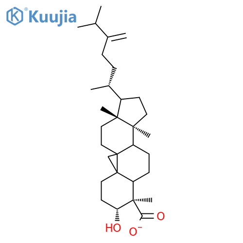 9,19-Cyclolanostan-28-oicacid, 3-hydroxy-24-methylene-, (3b,4a)- structure