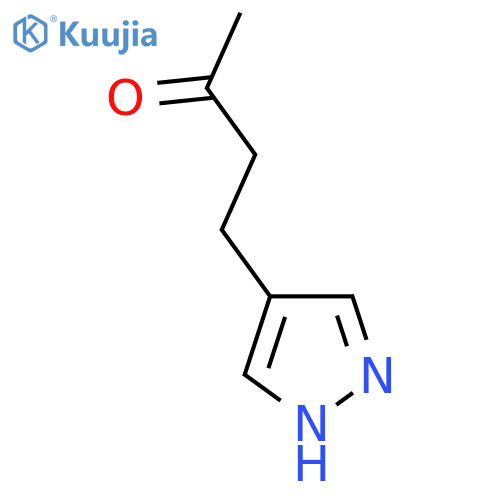 4-(1H-pyrazol-4-yl)butan-2-one structure