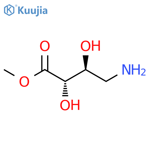 rac-methyl (2R,3R)-4-amino-2,3-dihydroxybutanoate structure