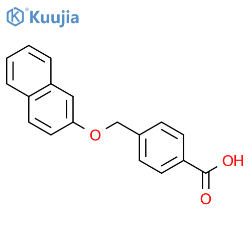 4-(naphthalen-2-yloxymethyl)benzoic Acid structure