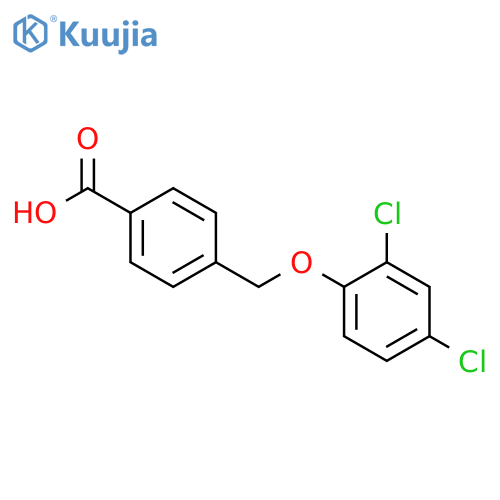 4-(2,4-dichlorophenoxy)methylbenzoic acid structure