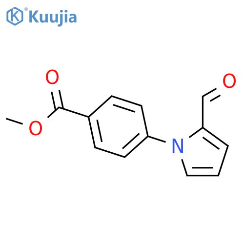 methyl 4-(2-formyl-1H-pyrrol-1-yl)benzoate structure