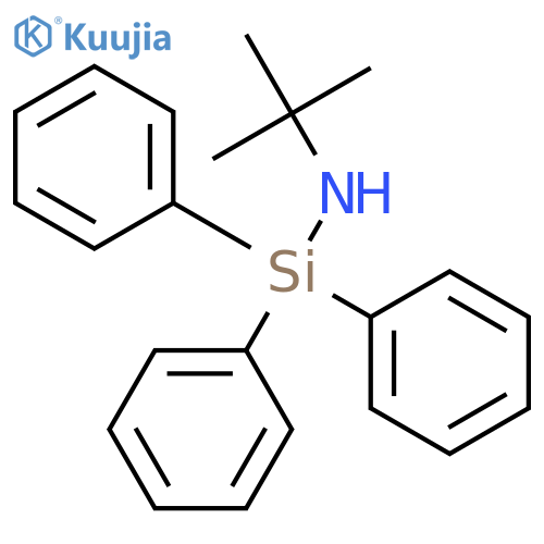 Silanamine, N-(1,1-dimethylethyl)-1,1,1-triphenyl- structure