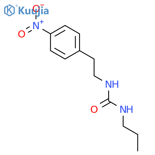 N-2-(4-Nitrophenyl)ethyl-N'-propylurea structure