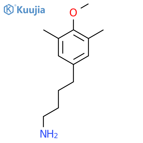 4-(4-methoxy-3,5-dimethylphenyl)butan-1-amine structure