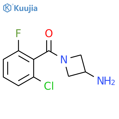 1-(2-chloro-6-fluorobenzoyl)azetidin-3-amine structure