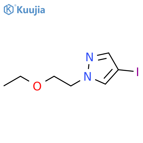 1-(2-ethoxyethyl)-4-iodo-1H-pyrazole structure