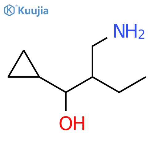 Cyclopropanemethanol, α-[1-(aminomethyl)propyl]- structure