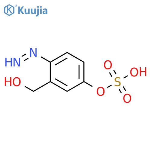 Benzenemethanol,2-diazenyl-5-(sulfooxy)- structure