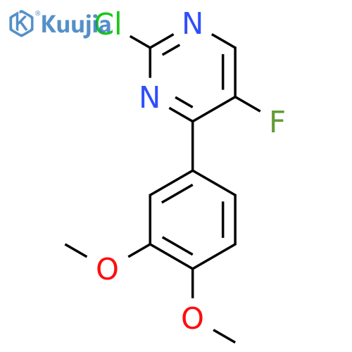 Pyrimidine, 2-chloro-4-(3,4-dimethoxyphenyl)-5-fluoro- structure