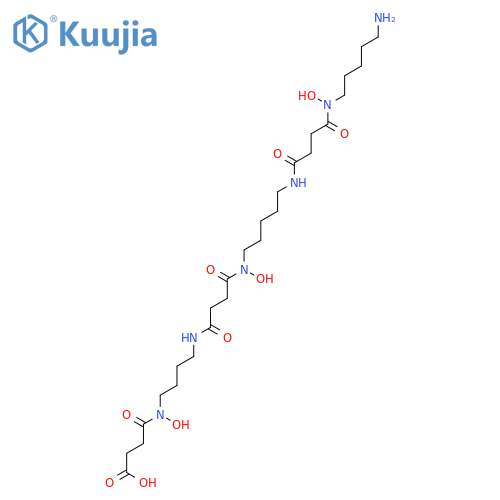 5,10,15,21,26-Pentaazahentriacontanoicacid, 31-amino-5,15,26-trihydroxy-4,11,14,22,25-pentaoxo- structure