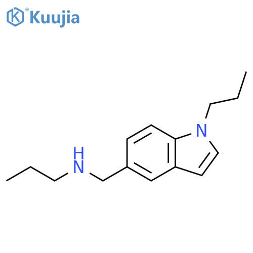 Propyl[(1-propyl-1H-indol-5-yl)methyl]amine structure