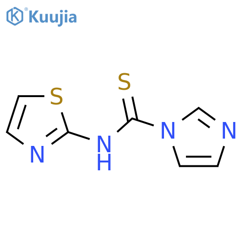 1H-Imidazole-1-carbothioamide, N-2-thiazolyl- structure