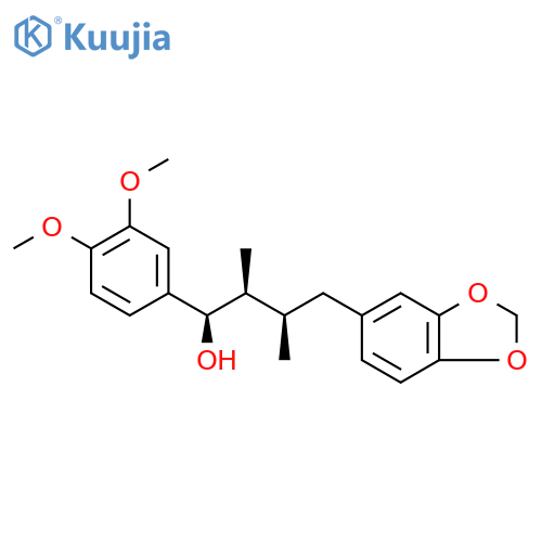 1,3-Benzodioxole-5-butanol,a-(3,4-dimethoxyphenyl)-b,g-dimethyl-, (aR,bS,gR)- structure