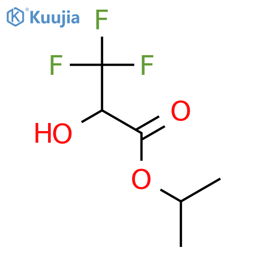 Propan-2-yl 3,3,3-trifluoro-2-hydroxypropanoate structure