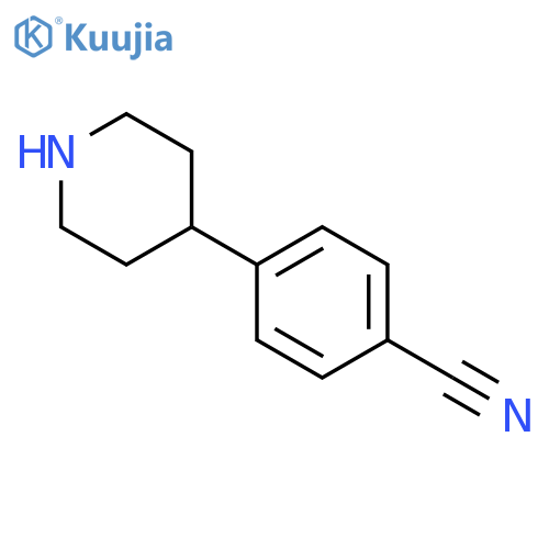 4-(Piperidin-4-yl)benzonitrile structure