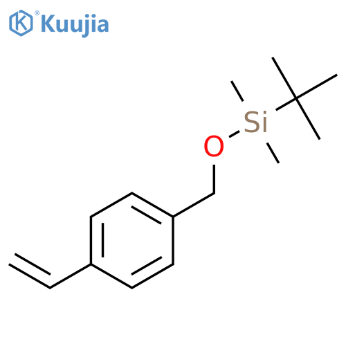 Silane, (1,1-dimethylethyl)[(4-ethenylphenyl)methoxy]dimethyl- structure