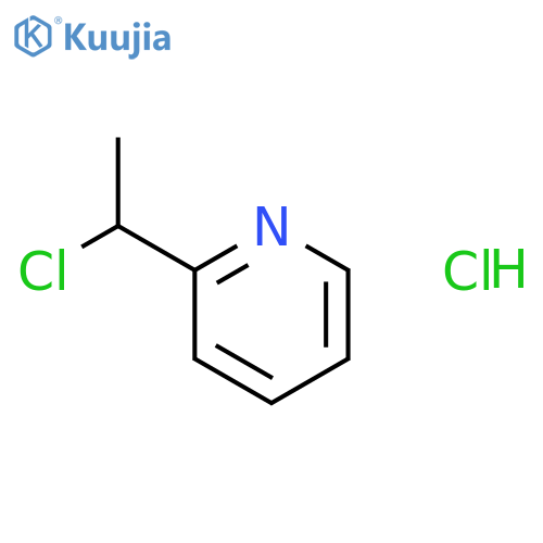 2-(1-chloroethyl)-Pyridine hydrochloride structure