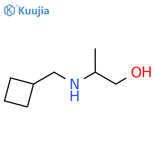 2-(cyclobutylmethyl)aminopropan-1-ol structure