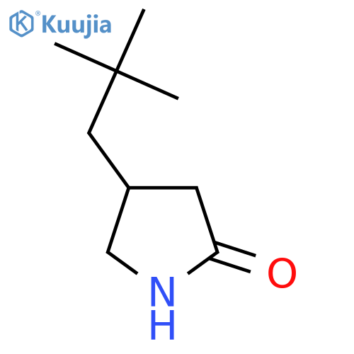 4-(2,2-Dimethylpropyl)pyrrolidin-2-one structure