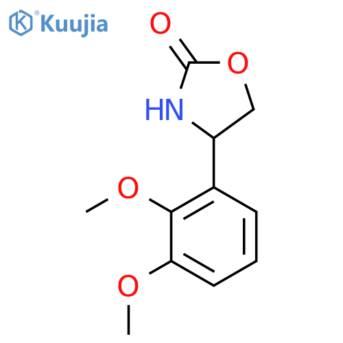 4-(2,3-dimethoxyphenyl)-1,3-oxazolidin-2-one structure