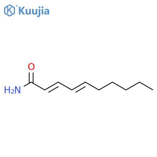 2,4-Decadienamide,(2E,4E)- structure