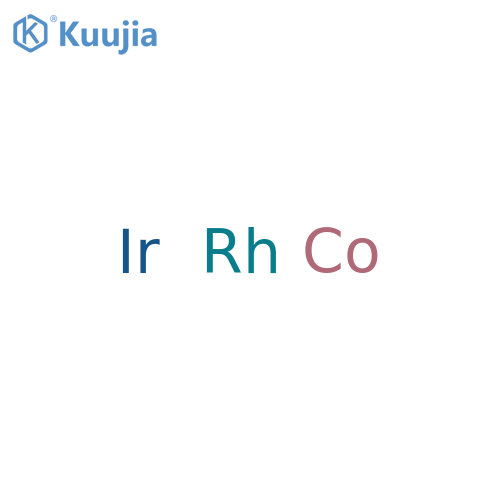 Cobalt, compd. with iridium and rhodium (1:1:1) structure