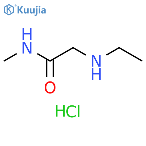 2-(Ethylamino)-N-methyl-acetamide HCl structure