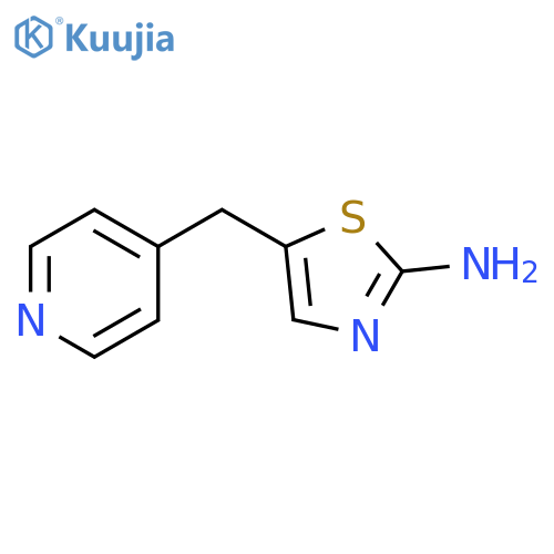 2-Thiazolamine, 5-(4-pyridinylmethyl)- structure