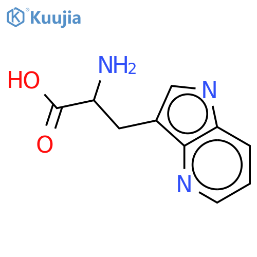 (2S)-2-amino-3-(1H-pyrrolo[3,2-b]pyridin-3-yl)propanoic acid structure