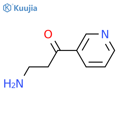 3-Amino-1-(3-pyridinyl)-1-propanone structure
