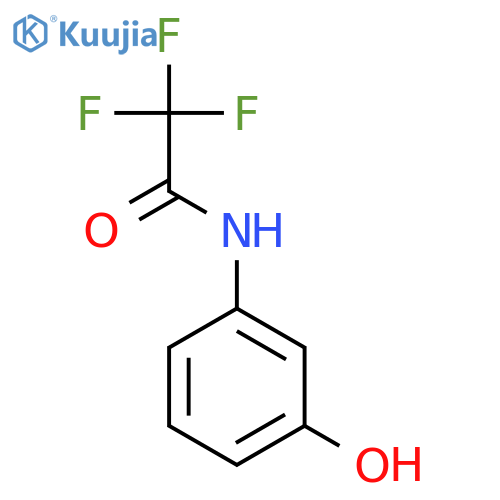Acetamide,2,2,2-trifluoro-N-(3-hydroxyphenyl)- structure