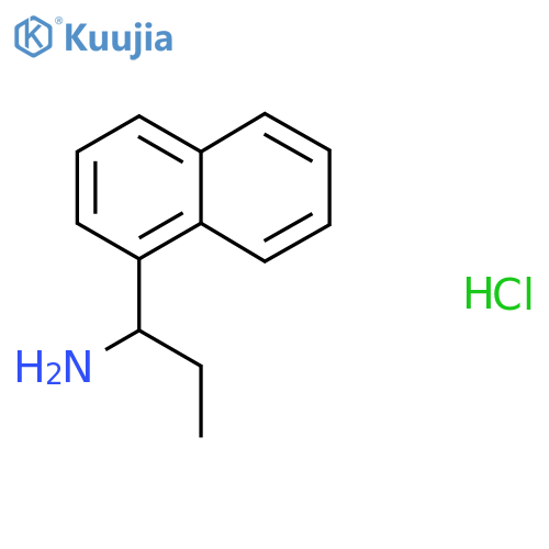 1-(Naphthalen-1-yl)propan-1-amine hydrochloride structure