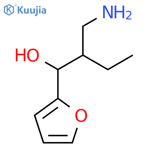 2-(Aminomethyl)-1-(furan-2-yl)butan-1-ol structure